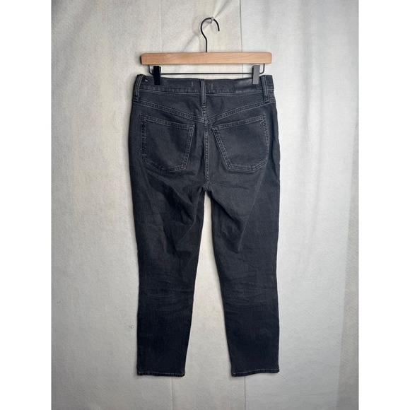 Madewell The Perfect Vtg Jean Black High Rise Straight Leg Denim 26 CKP455980076 - Picture 2 of 14